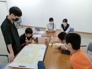 討議中