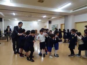 校長先生も一緒に