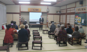 北黒田サロンほほえみ防災講座写真