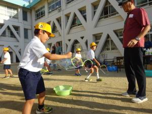 うまくシャボン玉ができた