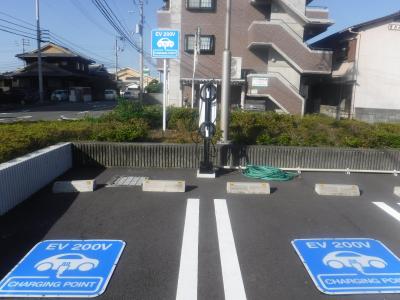 庁舎前駐車場写真