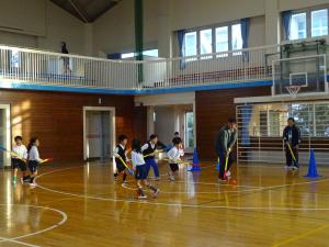 ホッケーの試合