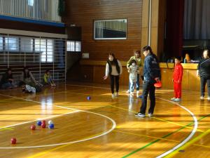 ボッチャの試合