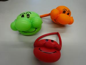 風船で作ったアンパンマン