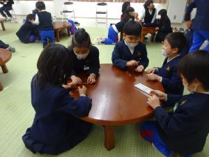 おはじきを数える