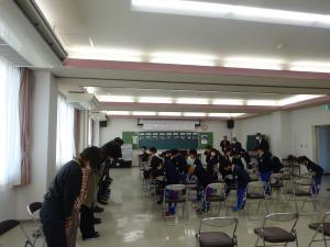 安全管理委員さんにお礼