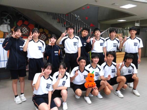 中学生の集合写真