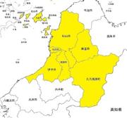 松山圏域の位置