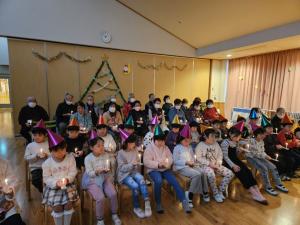 キャンドルサービスのようす