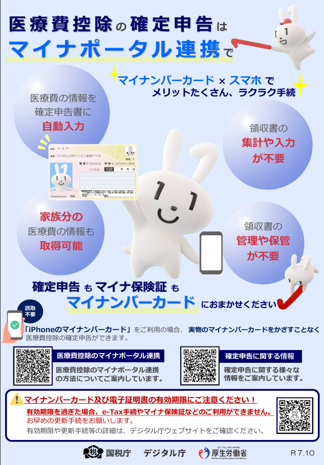 医療費控除リーフレット
