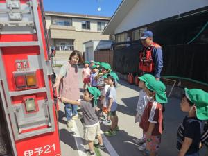 消防車見学(2)